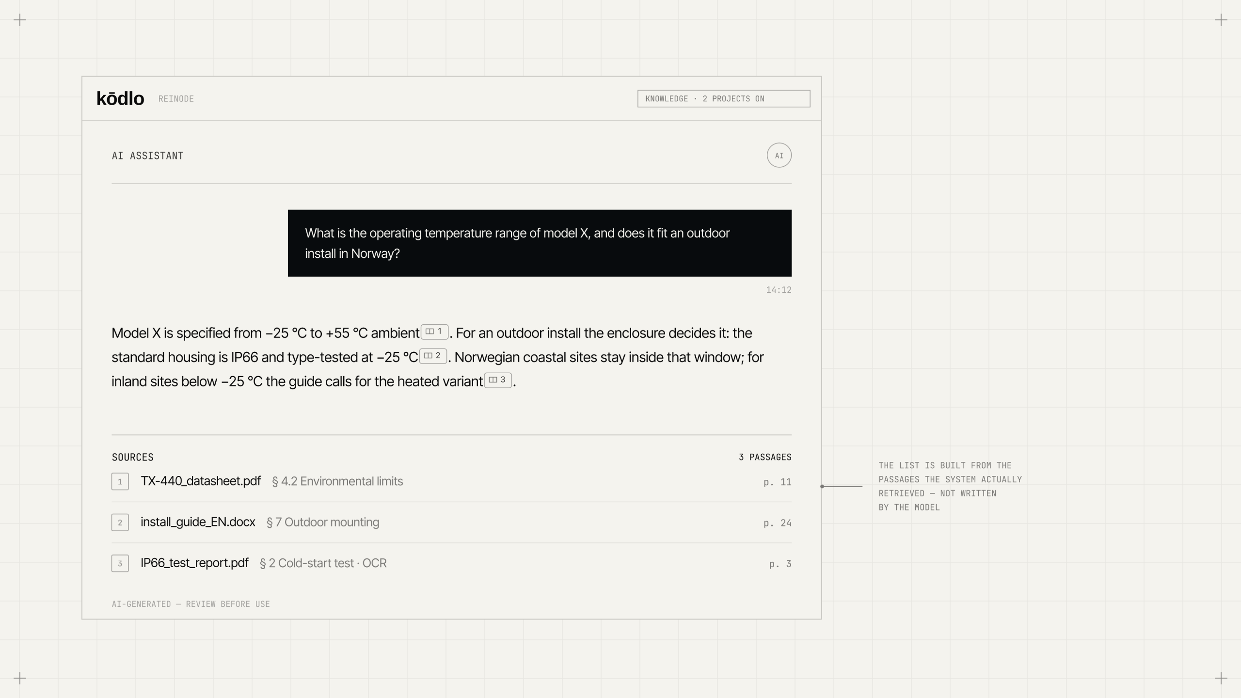 Ask like you would ask an engineer.